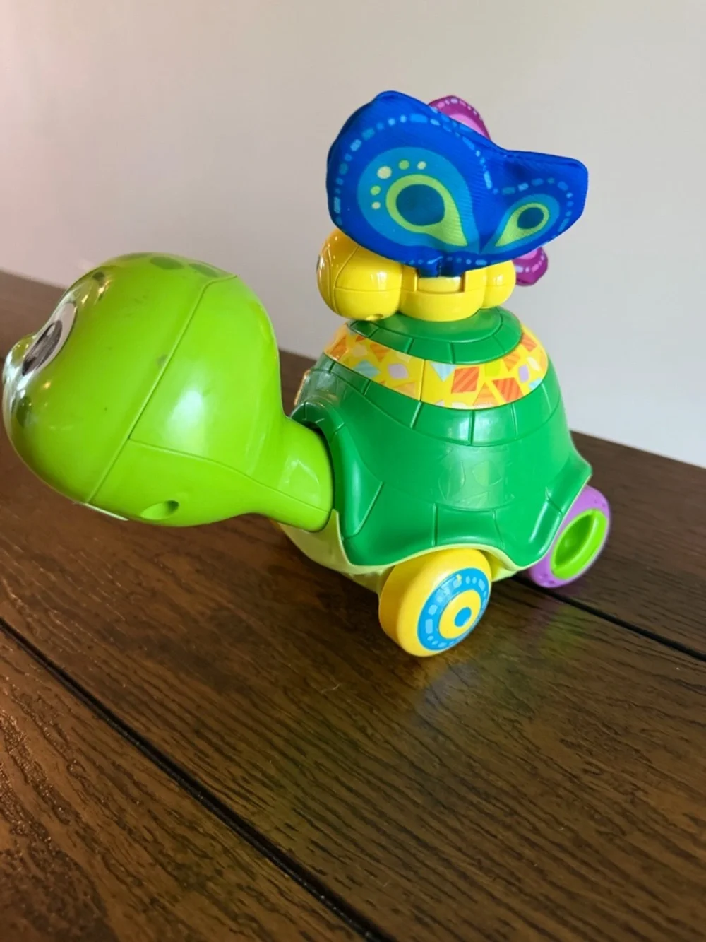 VTech 2-in-1 Toddle and Talk Turtle Interactive Floor Play & Push Toy 12-36 mths